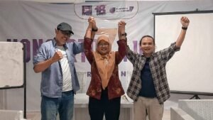 Sah! Miko-Fatikhin Ketua-Sekretaris AJI Kediri 2024-2027