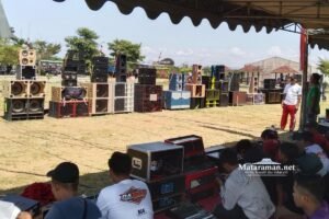 ‘Nguntir Bareng’ Sound System Meriahkan Bulan Kemerdekaan di Karanganom Trenggalek