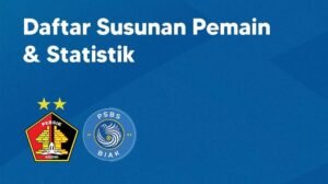 Berikut Susunan Persik Kediri vs PSB Biak Lanjutan Liga 1 2024/2025