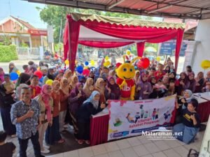 Posyandu Alfamart-Lukajel di Harinjing Diserbu Ibu dan Balita