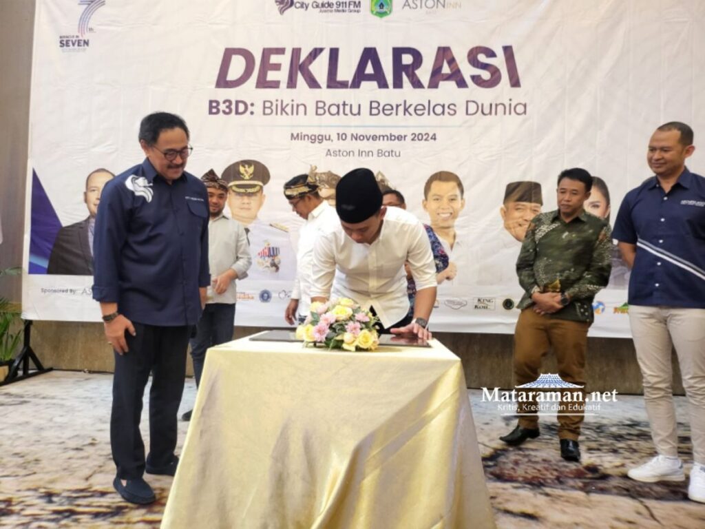 Teken Deklarasi, Firhando Gumelar-H. Rudi Nilai Batu Punya Semua Syarat Menuju Kota Berkelas Dunia