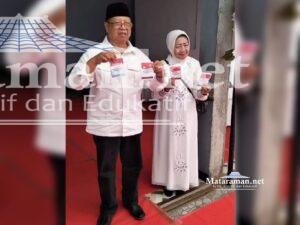 Paslon Mardinoto Optimis Menang, Maryoto Coblos di TPS 01 Sembon Bersama Sang Istri