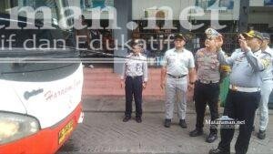 Satlantas Polres Tulungagung Periksa Armada Bus di Terminal Gayatri: Semua Layak Jalan