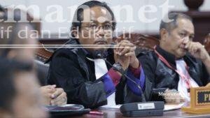 Kuasa Hukum Paslon Mardinoto Bacakan Sidang Pemeriksaan Pendahuluan di MK