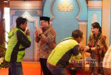 Ojol hingga Anak-anak Antusias Halalbihalal Bareng Bupati Kediri
