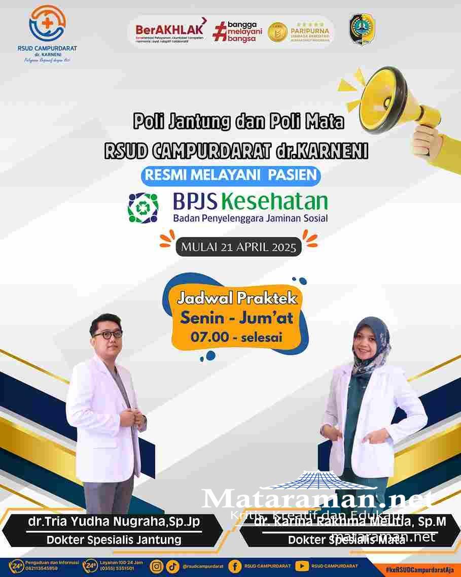 Poli Jantung-Poli Mata RSUD dr Karneni Siap Layani Peserta BPJS Kesehatan