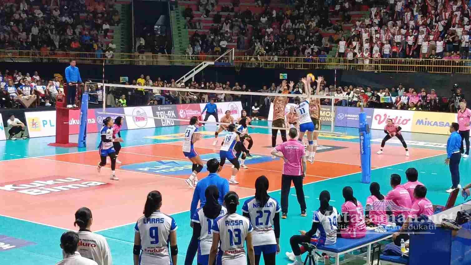 Pemain Proliga 2025 Keluhkan Suhu Panas GOR Joyoboyo Kediri