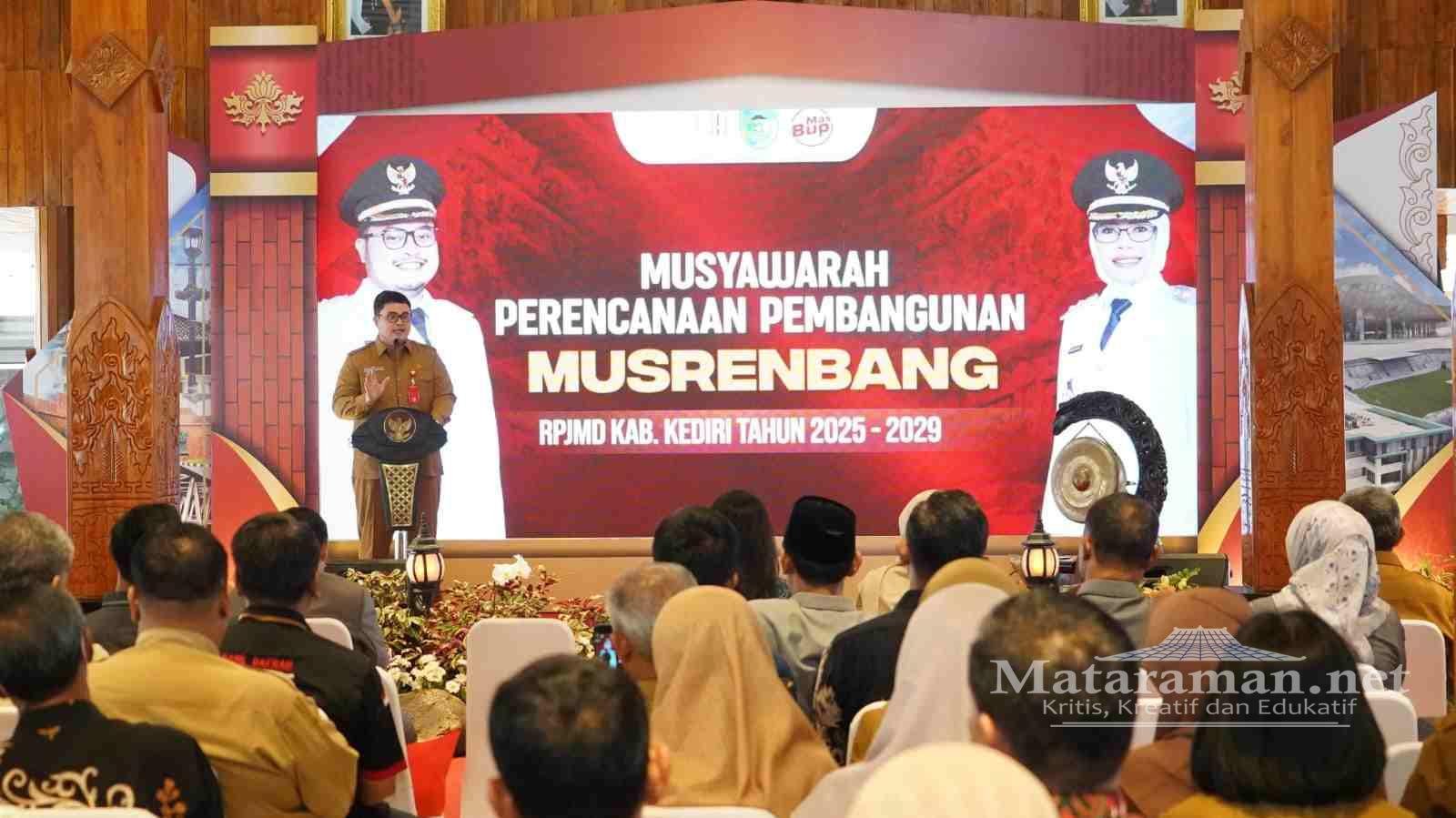 Bupati Dhito Fokus Kemiskinan Ekstrem di Musrenbang RPJMD 2025-2029 Kabupaten Kediri