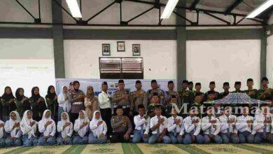 Polres Blitar Ajak Ratusan Santri Jadi Pelopor Tertib Lalu Lintas