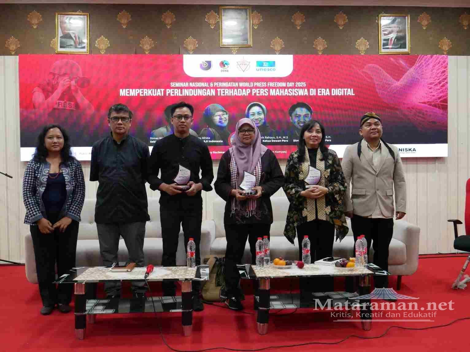 Komunitas Pers Mahasiswa-UNESCO di Kediri Bahas Perlindungan Era Digital
