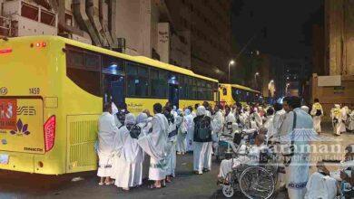 Bus Shalawat 24 Jam Siap Antar Jemaah Haji Indonesia ke Masjidil Haram