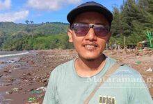 Pengunjung Keluhkan Pantai Gemah Tulungagung Jadi Lautan Sampah