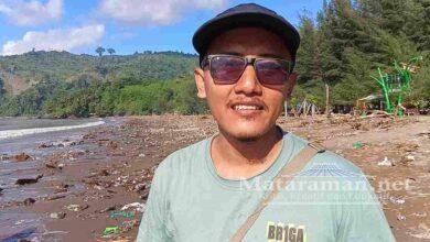 Pengunjung Keluhkan Pantai Gemah Tulungagung Jadi Lautan Sampah