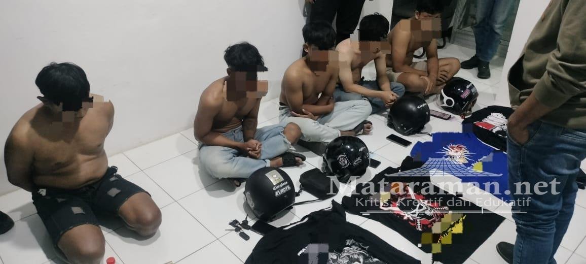 Lima Orang Pesilat Tulungagung Ganggu Ketertiban Diamankan Polres Blitar
