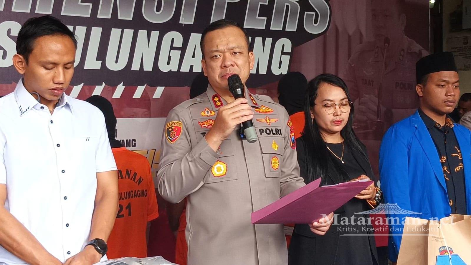 Pelaku Pencabulan Anak Kandung hingga Bapak Kamar Diamankan Polres Tulungagung