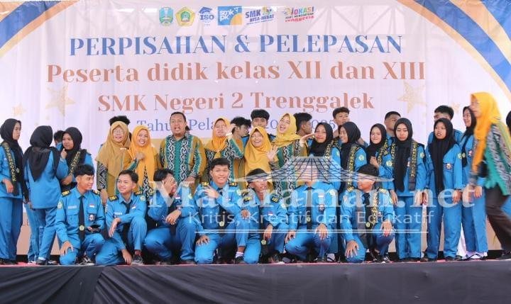 Lulusan SMKN 2 Trenggalek, Kepsek: Soft Skill Hantarkan Indonesia Emas 2045