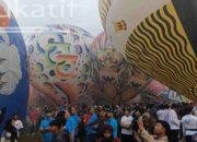 Ribuan Masyarakat Antusias Saksikan Festival Balon Udara di Tulungagung