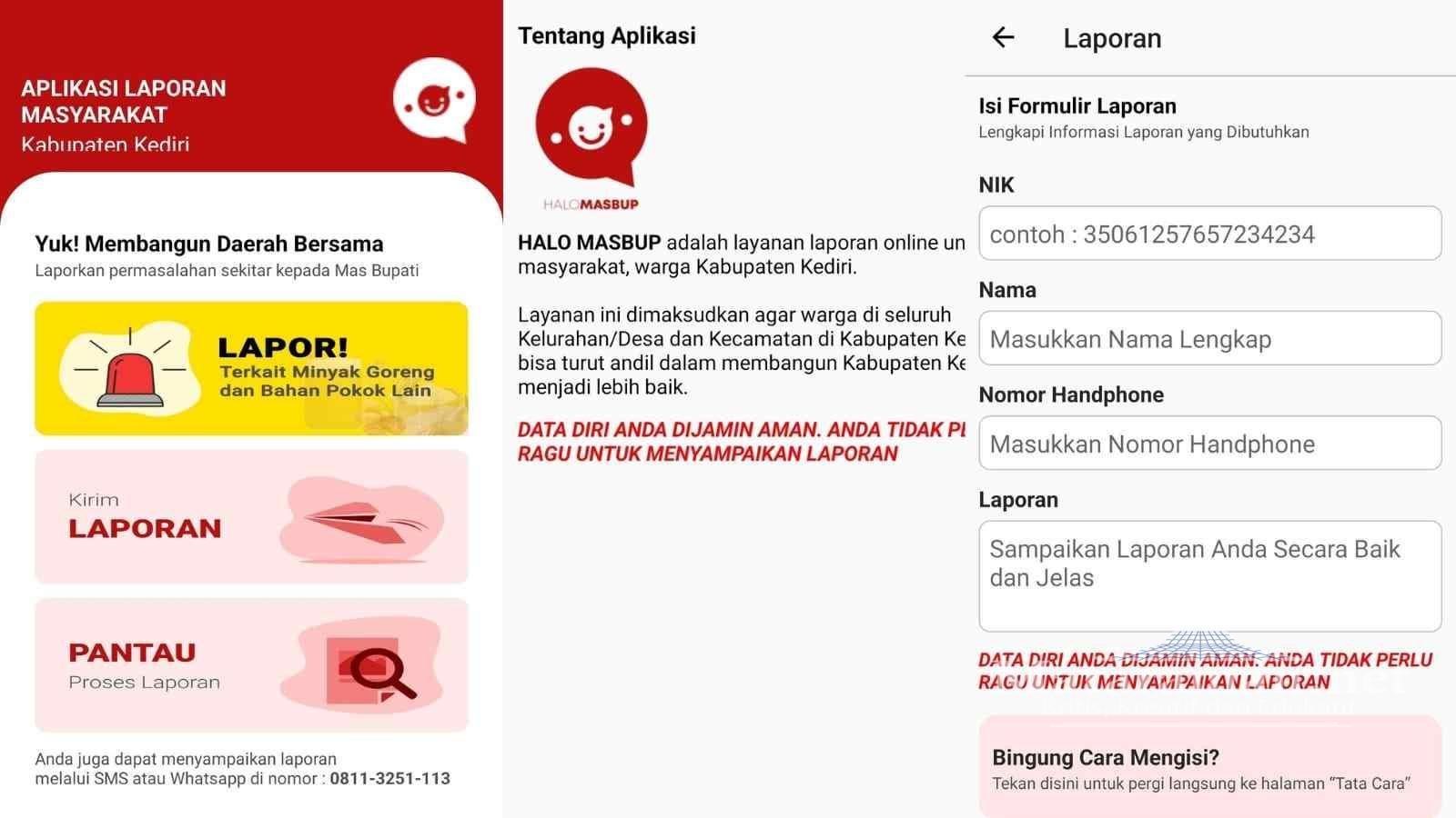 18 Ribu Laporan Tertangani di Kediri lewat Halo Masbup Periode Pertama