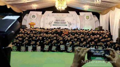 140 Anggota Resmi Jadi Warga Pagar Nusa di Rayon Pondok Ngunut Tulungagung