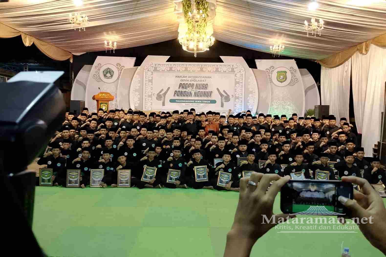 140 Anggota Resmi Jadi Warga Pagar Nusa di Rayon Pondok Ngunut Tulungagung