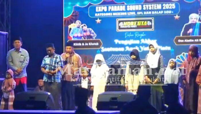 Santunan Anak Yatim Desa Wates Dapat Apresiasi Camat Sumbergempol