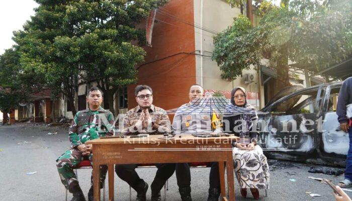 Kantor Pemkab Kediri Usai Dibakar Massa, Mas Dhito Sebut Pelayanan Publik Tetap Berjalan