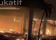 Kantor DPRD Kota Kediri Hangus Dibakar Demonstran