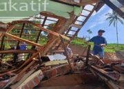 Tebing Longsor Timpa 3 Ruang Kelas SDN 2 Kradinan Tulungagung