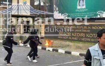 Polisi Tangkap Dua Mahasiswa Pelaku Kerusuhan di Kediri, Ingin Rusuh di Tulungagung