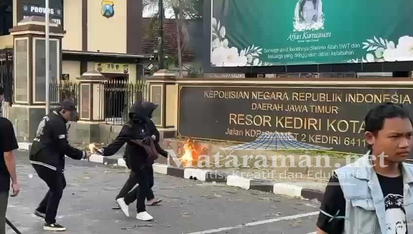 Polisi Tangkap Dua Mahasiswa Pelaku Kerusuhan di Kediri, Ingin Rusuh di Tulungagung