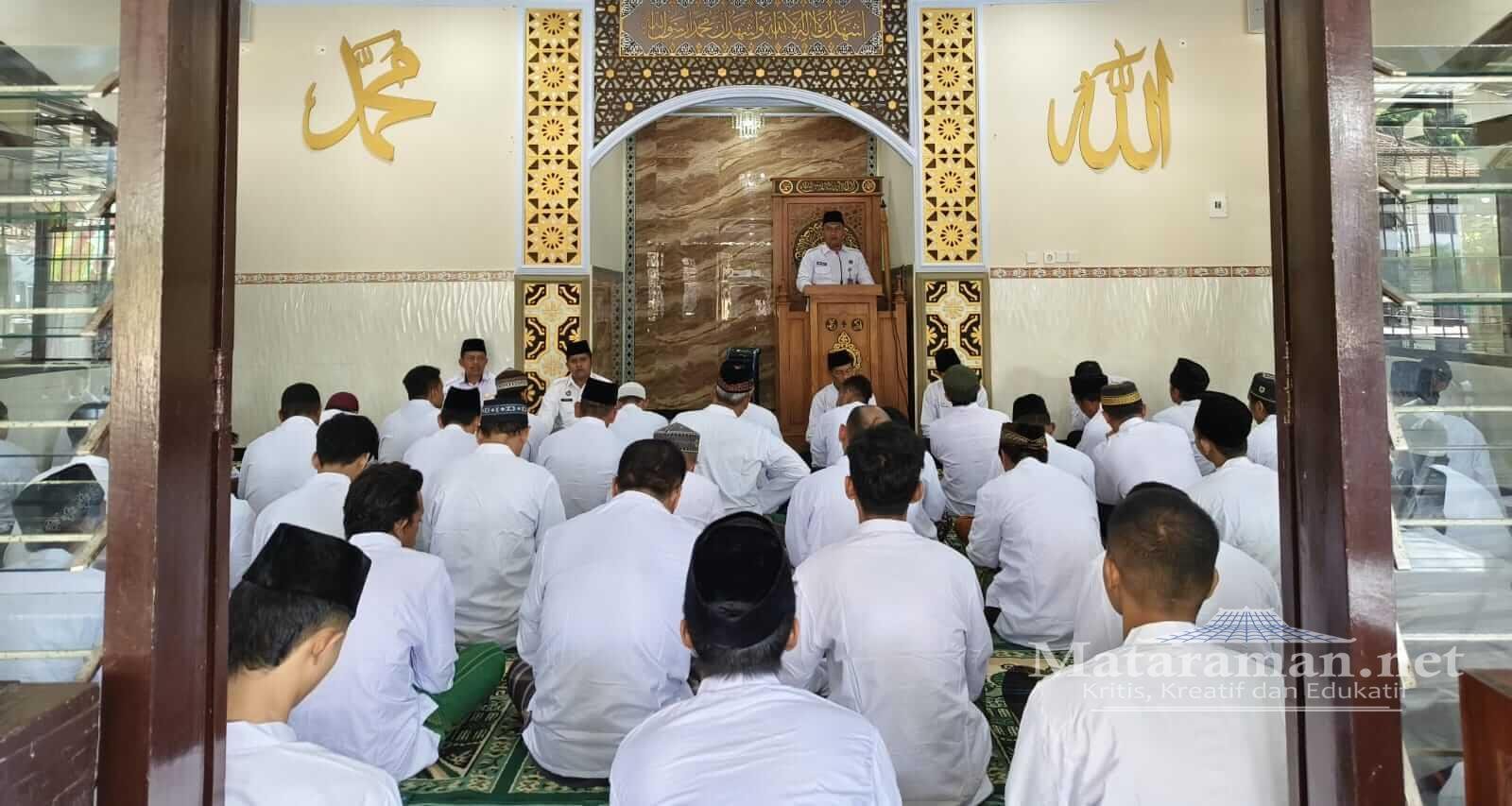 Suasana Khidmat Mewarnai Doa Bersama di Lapas Tulungagung