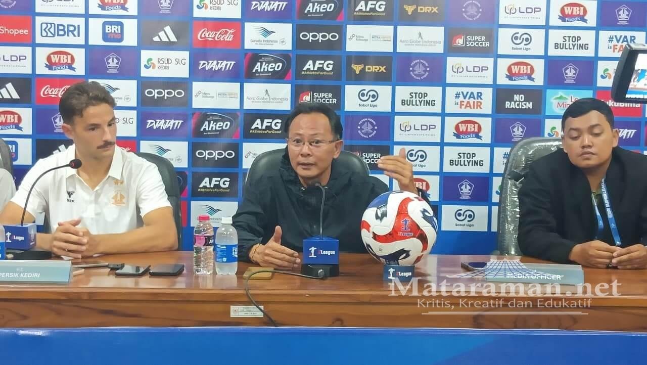 Pelatih Persik Kediri Tak Mau Gegabah Menilai Tim Bermain Terbaik