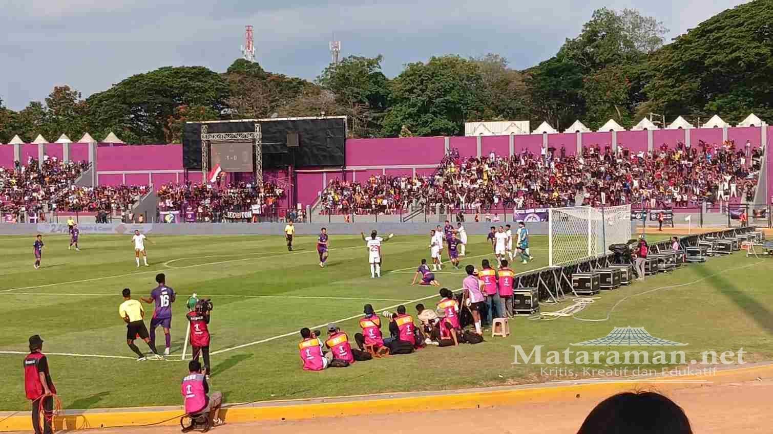 Babak Pertama, Persik Unggul Cepat Menit Awal Lawan Malut United 2-0