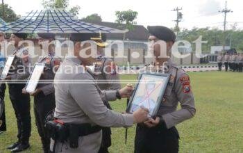 Terlibat Narkoba hingga Disersi, Empat Personel Polres Blitar Dipecat Tidak Hormat