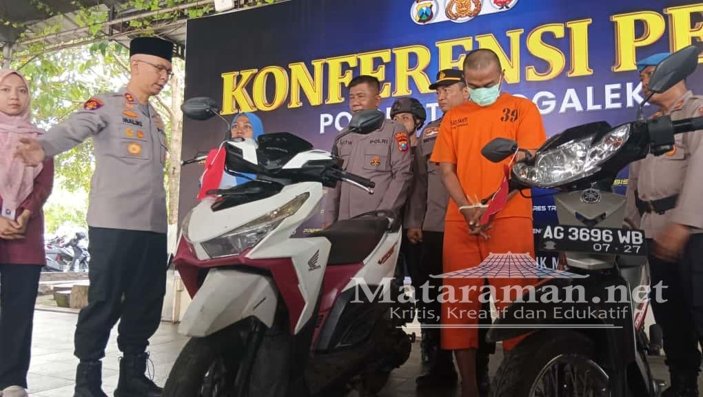 Pria Banyuwangi Ngaku Polisi, Begal Motor Siswi di Trenggalek