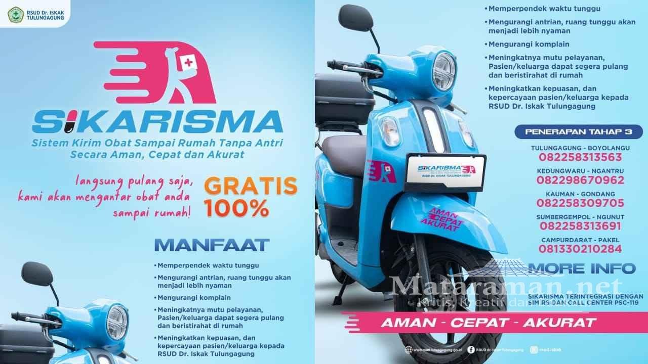 SIKARISMA, Pasien Dapat Obat dengan Cepat Tanpa Antre di RSUD dr Iskak Tulungagung