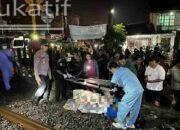 Pengendara Motor Terluka Usai Tertemper KA Majapahit di Perlintasan Tanpa Palang Tulungagung