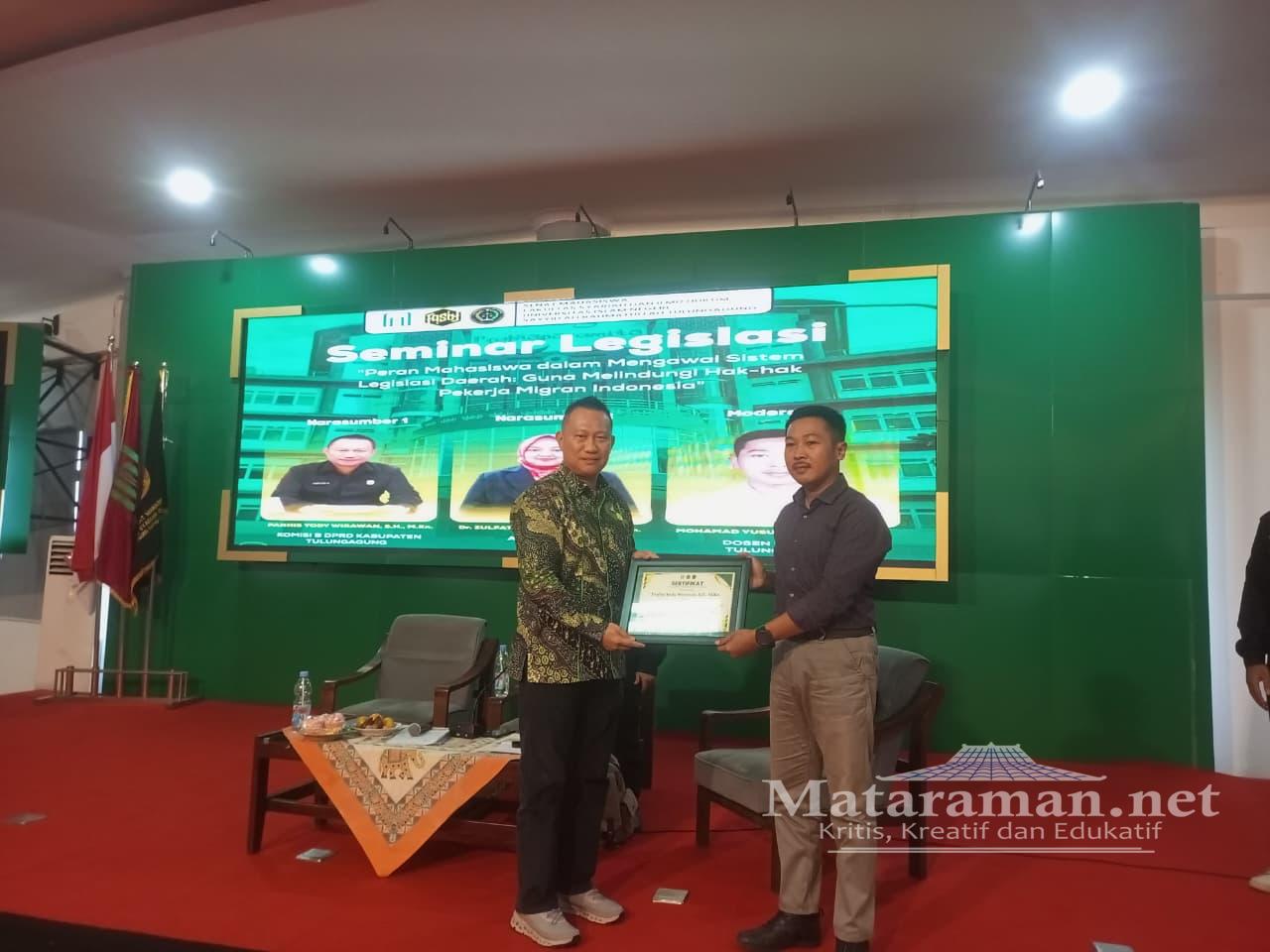 Panhis Minta Mahasiswa Kawal Revisi Perda Perlindungan PMI Tulungagung