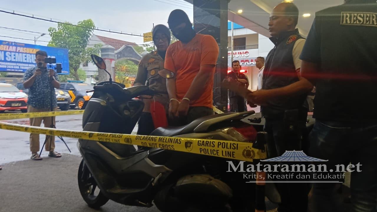 Pelaku Curanmor Diamankan di Tulungagung dengan Cepat Berkat CCTV