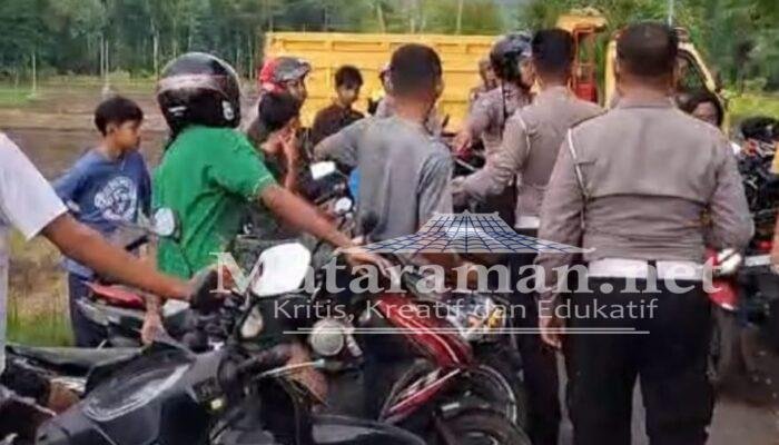 Terlibat Balap Liar, Puluhan Kendaraan Diamankan Polres Trenggalek