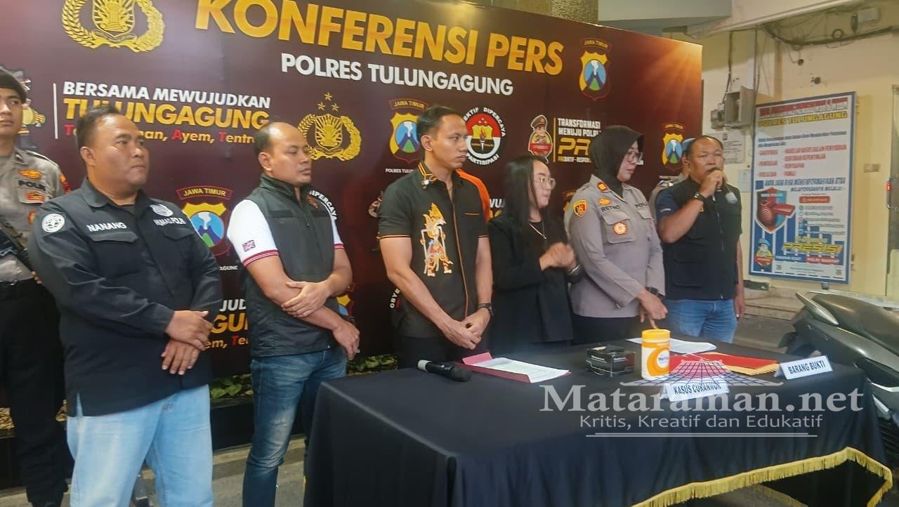 Pelaku Curanmor Diamankan di Tulungagung dengan Cepat Berkat CCTV