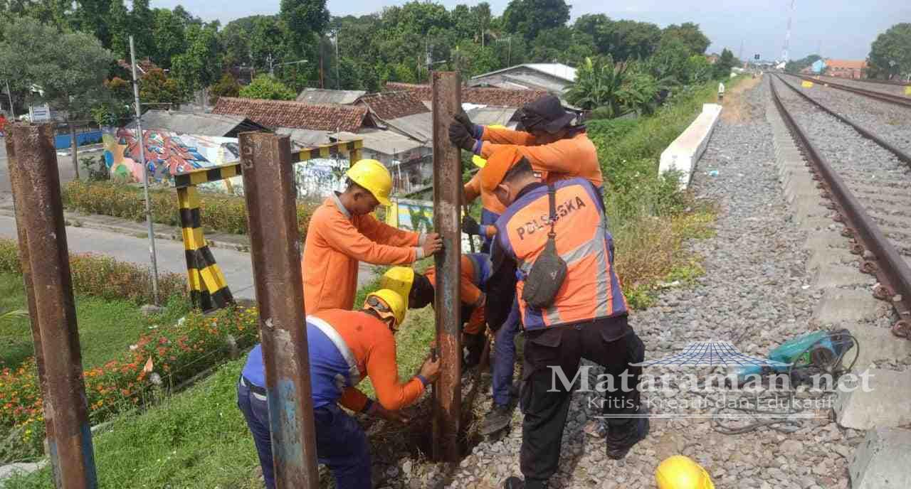 15 Titik Perlintasan Liar Ditutup KAI Daop 7 untuk Tingkatkan Keselamatan