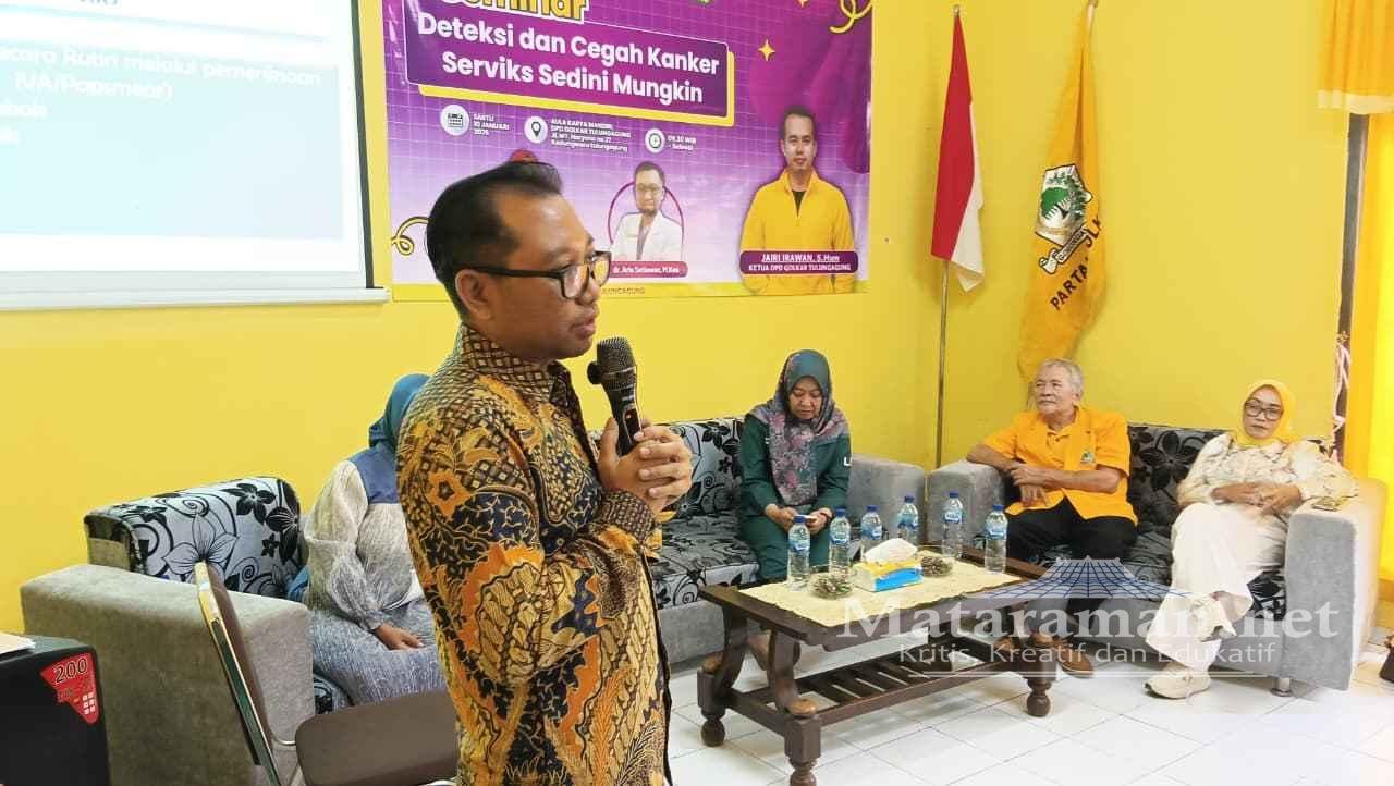Puluhan Perempuan Diajak Melek Kanker Serviks oleh Golkar Tulungagung