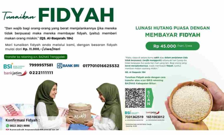 Besaran Fidyah Bervariasi di Tulungagung-Trenggalek, Begini Penjelasan MUI Jatim