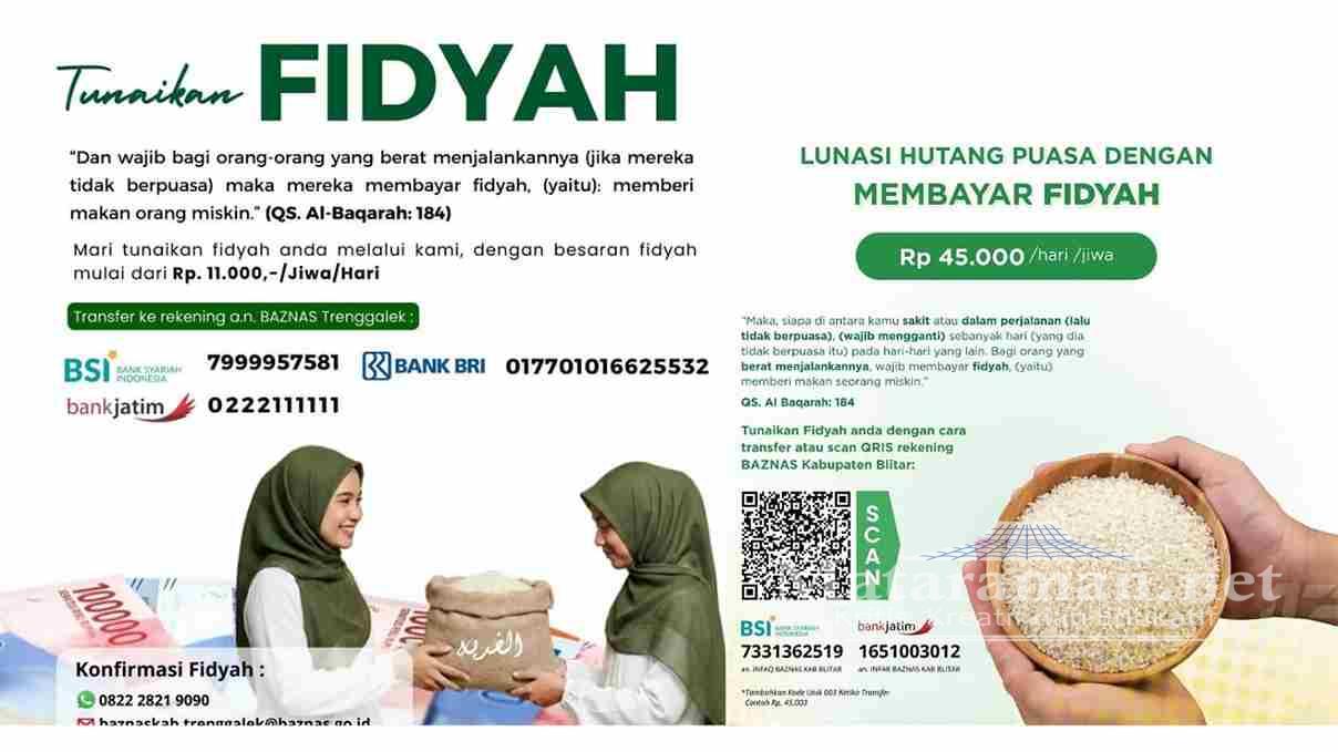 Besaran Fidyah Bervariasi di Tulungagung-Trenggalek, Begini Penjelasan MUI Jatim