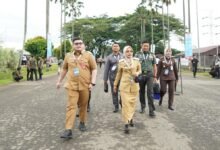 Kompak, Mas Dhito Bareng Mbak Dewi-Forkopimda Kediri Ikuti Rakornas di Sentul