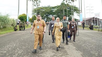 Kompak, Mas Dhito Bareng Mbak Dewi-Forkopimda Kediri Ikuti Rakornas di Sentul