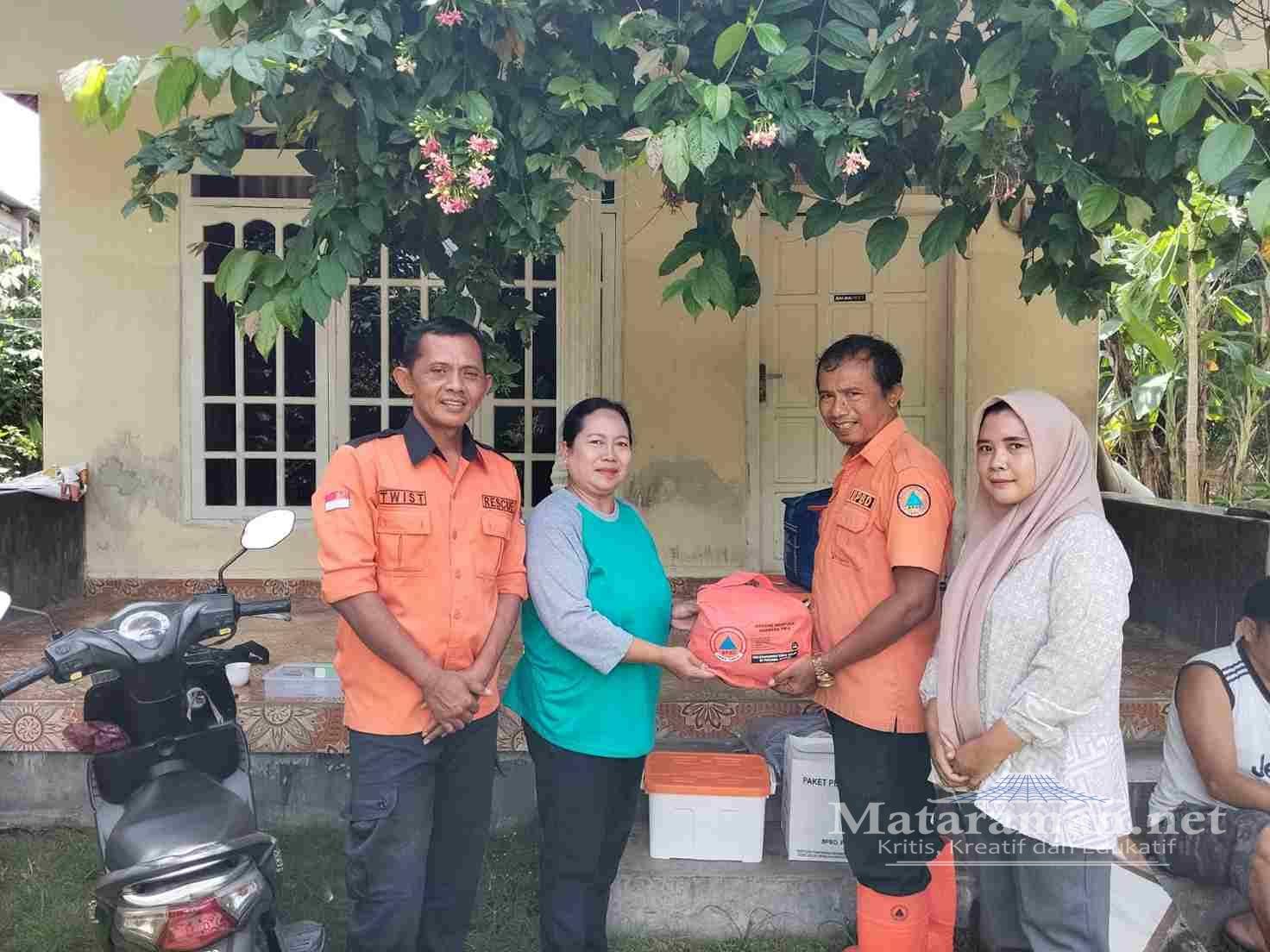 BPBD Tulungagung Salurkan Bantuan Darurat bagi Korban Angin Kencang di Desa Ketanon