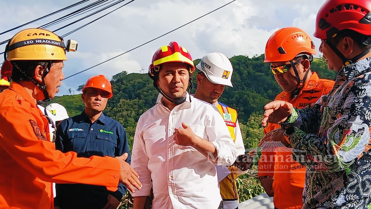 Wagub Emil Tinjau Longsor Jalan Nasional Trenggalek-Ponorogo, Ini Langkah Darurat yang Diambil