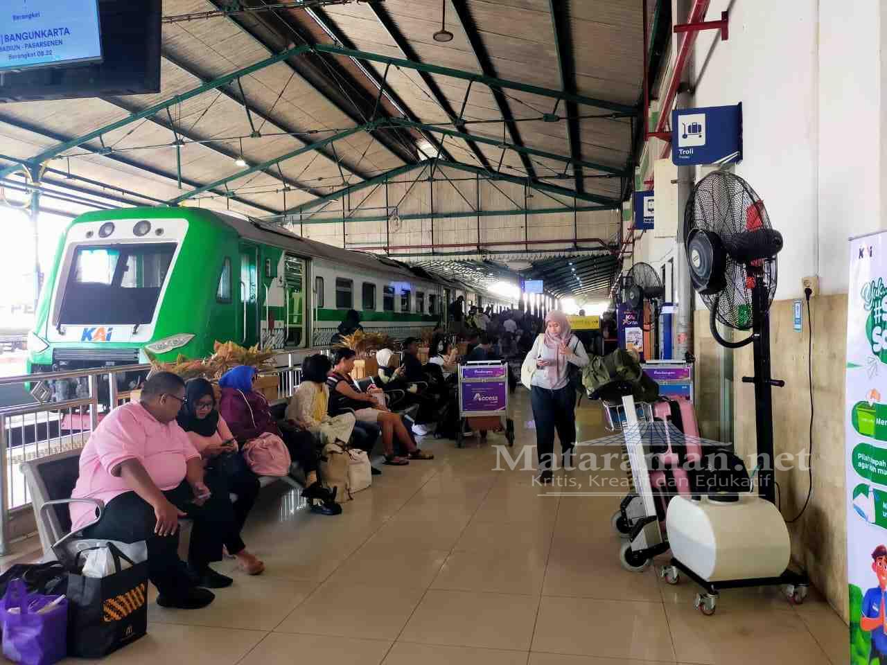 Volume Penumpang Kereta Api di Daop 7 Naik 107 Persen di Idulfitri 2026